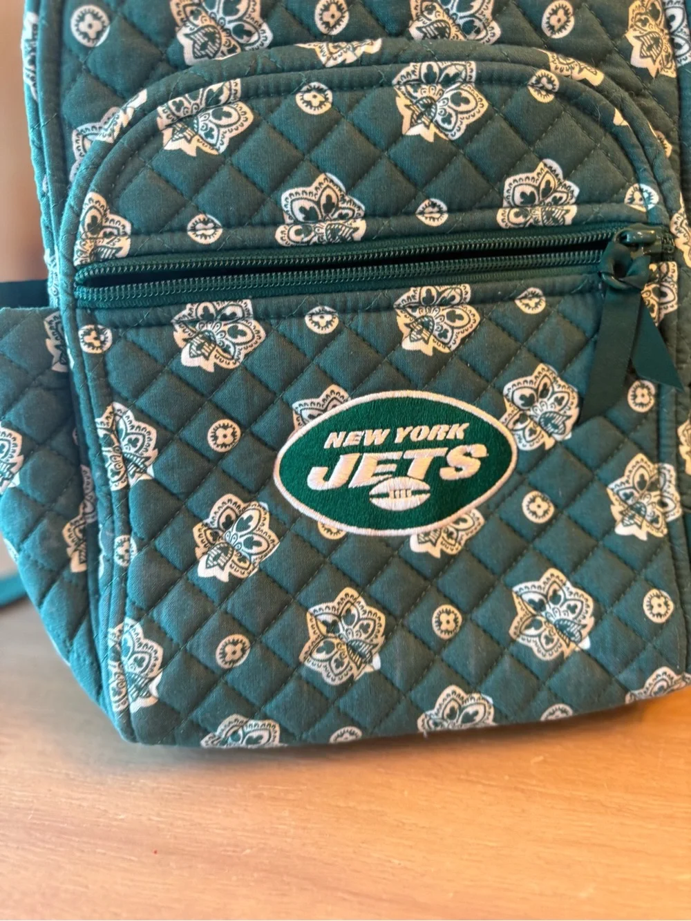 Limited Edition*Vera Bradley NFL Small Backpack in Cotton New York Jets